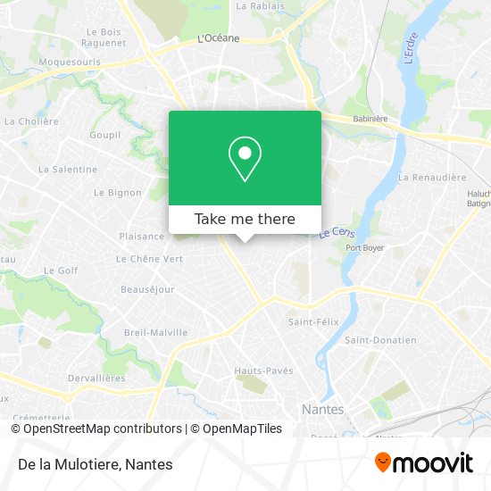 De la Mulotiere map