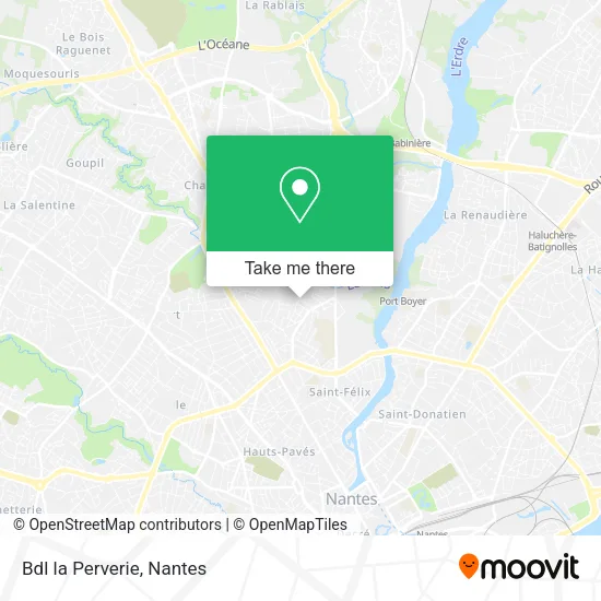 Mapa Bdl la Perverie