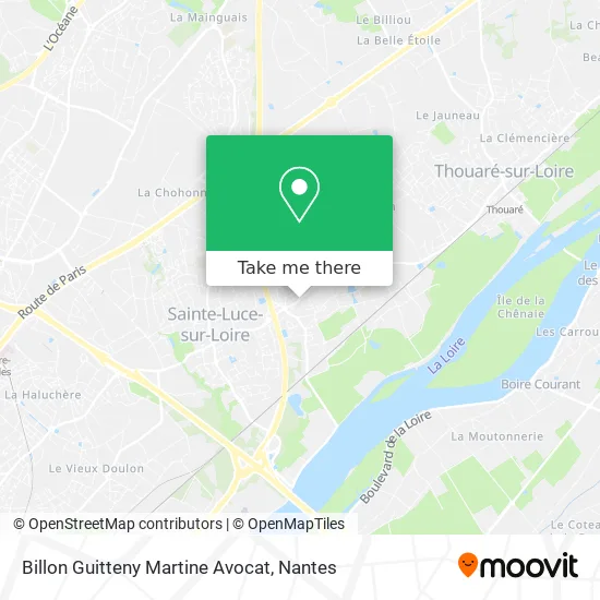 Billon Guitteny Martine Avocat map