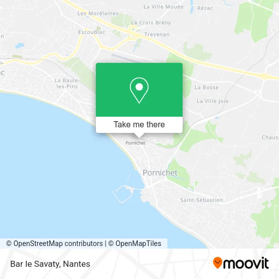 Mapa Bar le Savaty