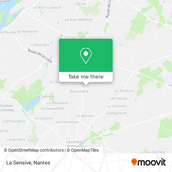 La Sensive map