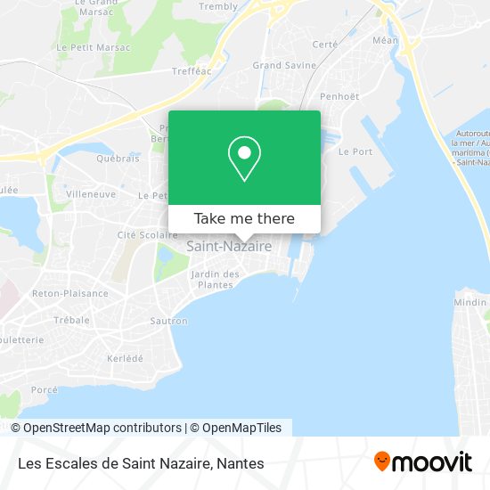 Les Escales de Saint Nazaire map