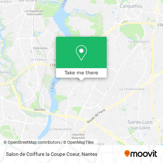 Salon de Coiffure la Coupe Coeur map