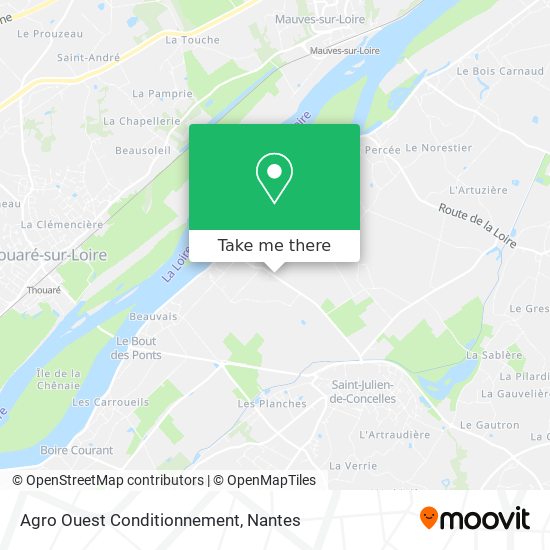 Agro Ouest Conditionnement map
