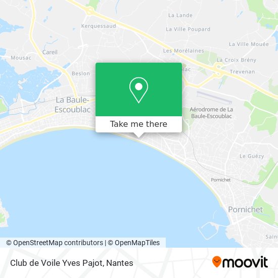 Club de Voile Yves Pajot map