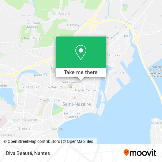 Diva Beauté map