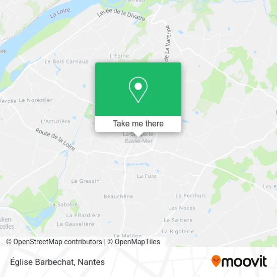 Église Barbechat map