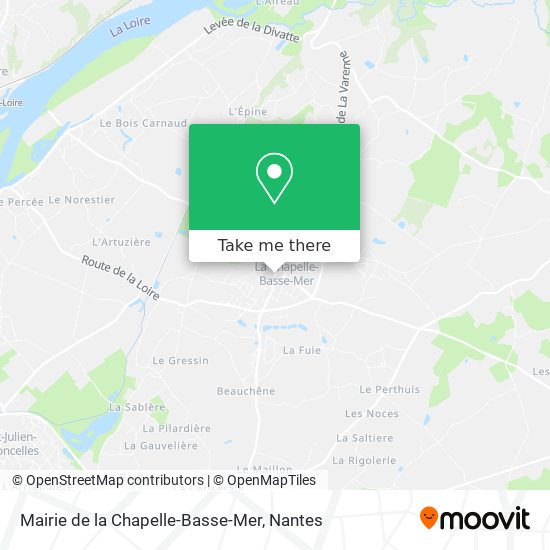 Mapa Mairie de la Chapelle-Basse-Mer