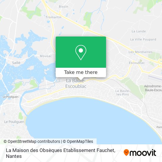 La Maison des Obsèques Etablissement Fauchet map