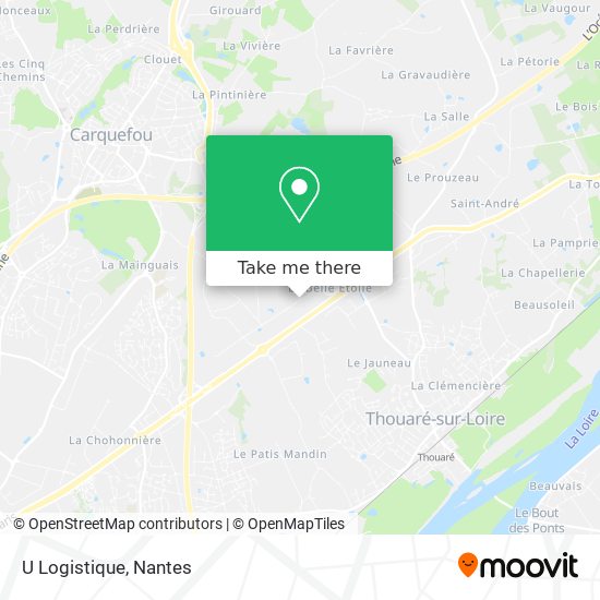 U Logistique map