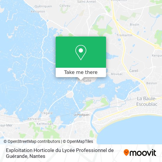 Exploitation Horticole du Lycée Professionnel de Guérande map