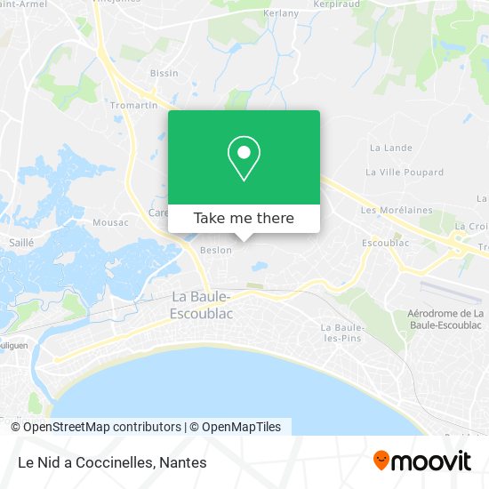 Mapa Le Nid a Coccinelles