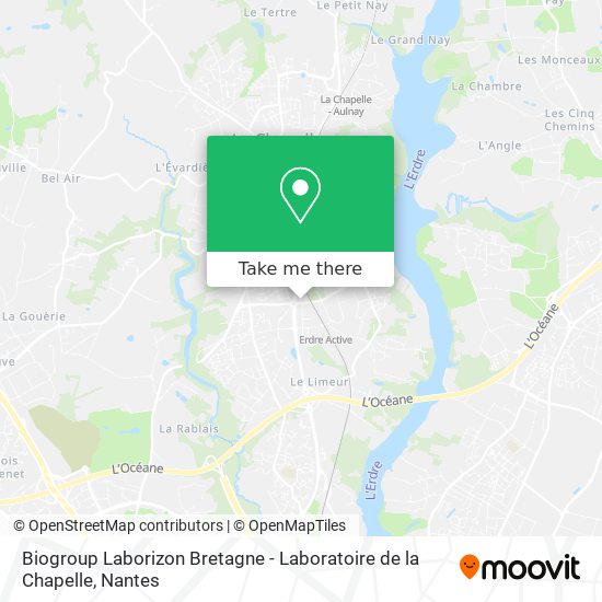 Biogroup Laborizon Bretagne - Laboratoire de la Chapelle map