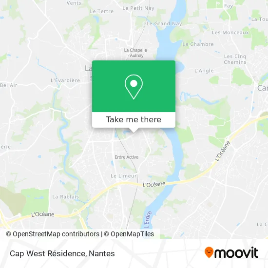 Cap West Résidence map