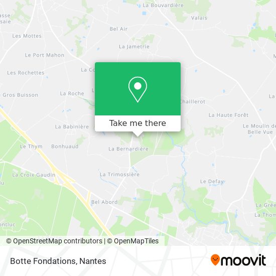 Botte Fondations map