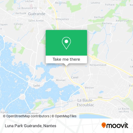 Mapa Luna Park Guérande