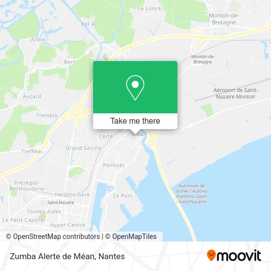 Mapa Zumba Alerte de Méan