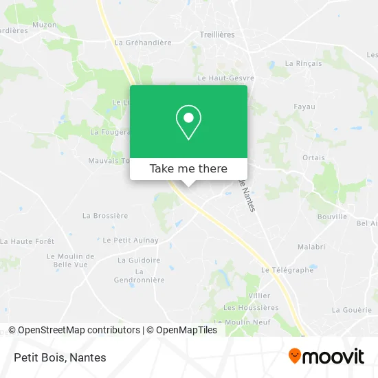 Mapa Petit Bois