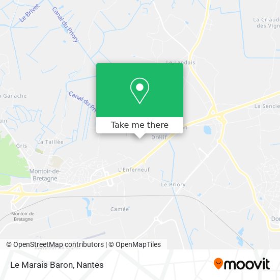 Le Marais Baron map