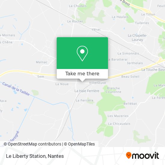Le Liberty Station map