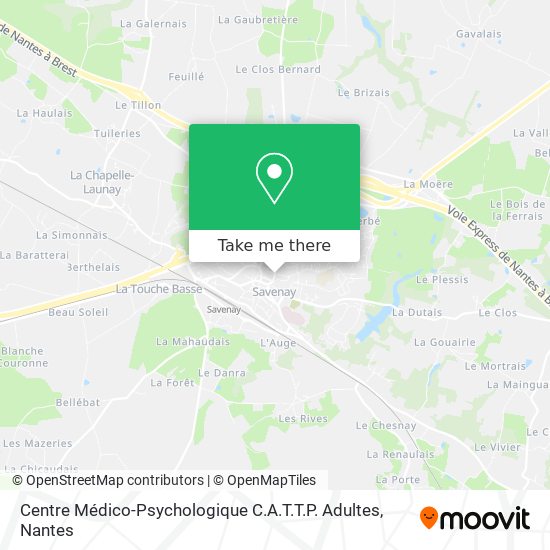 Mapa Centre Médico-Psychologique C.A.T.T.P. Adultes