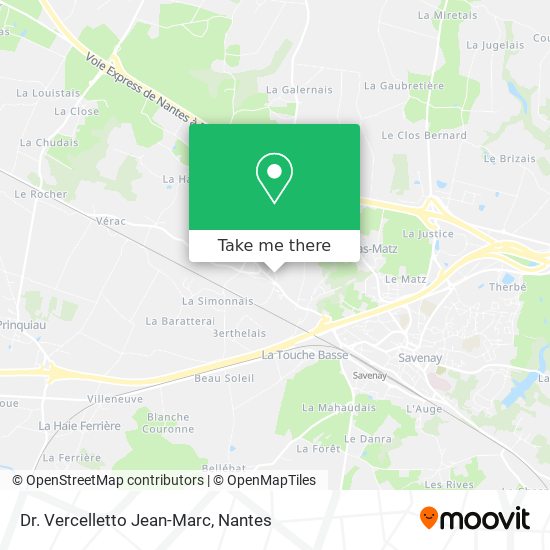 Dr. Vercelletto Jean-Marc map