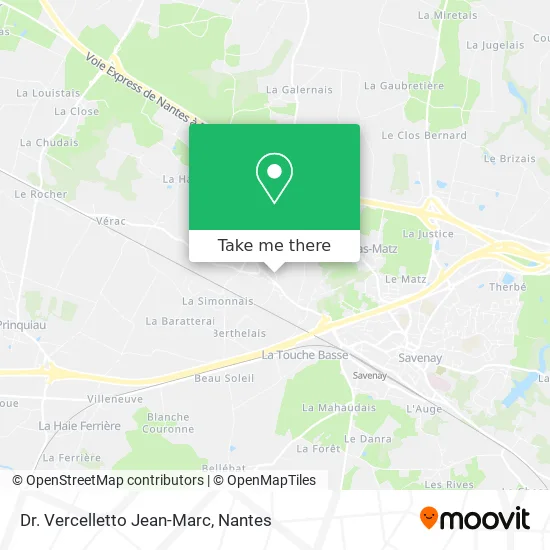 Dr. Vercelletto Jean-Marc map