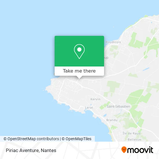 Piriac Aventure map
