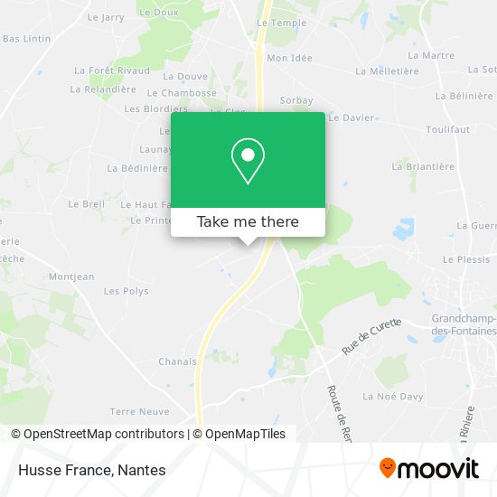 Husse France map