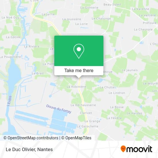 Mapa Le Duc Olivier