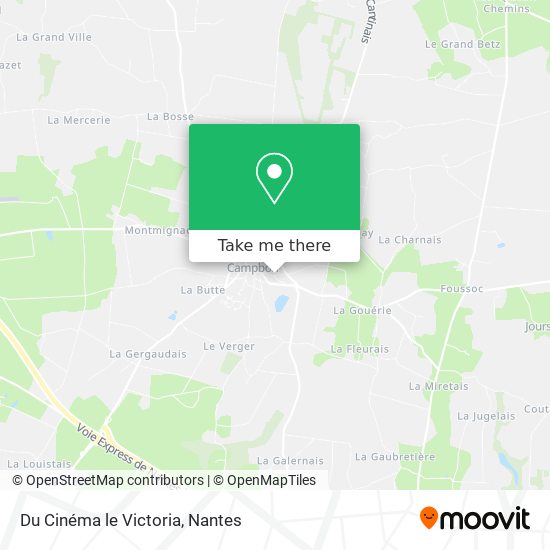 Mapa Du Cinéma le Victoria