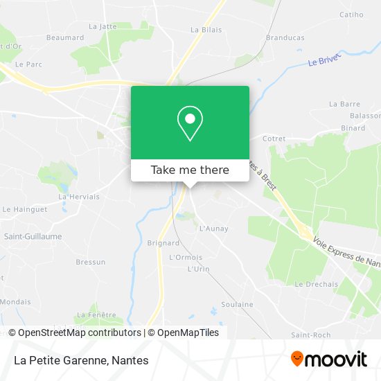 La Petite Garenne map