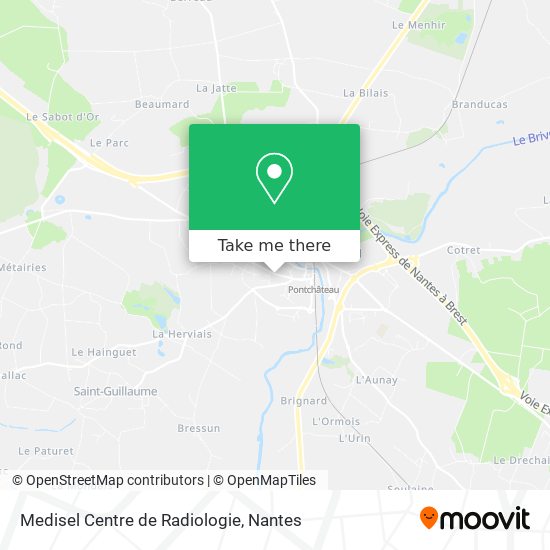 Mapa Medisel Centre de Radiologie