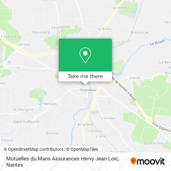 Mutuelles du Mans Assurances Hervy Jean-Loïc map