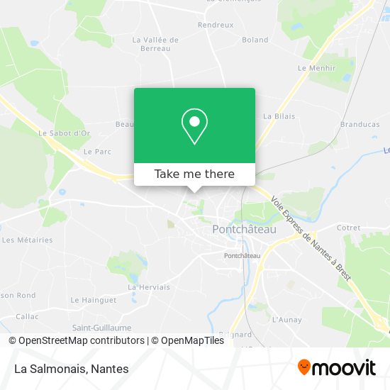 La Salmonais map