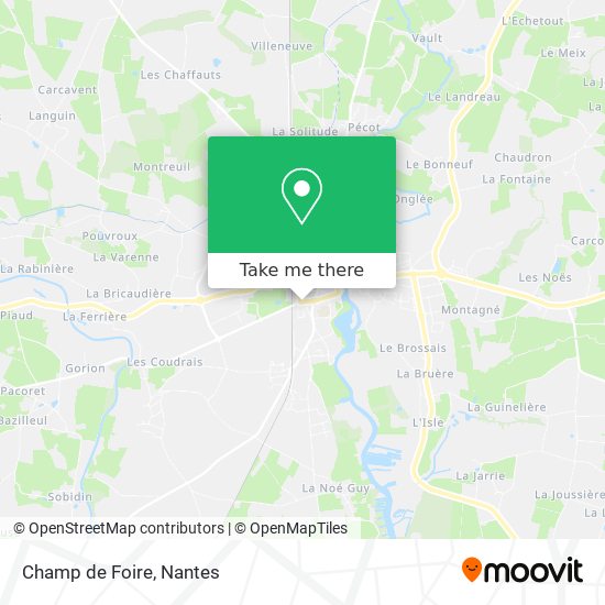 Champ de Foire map