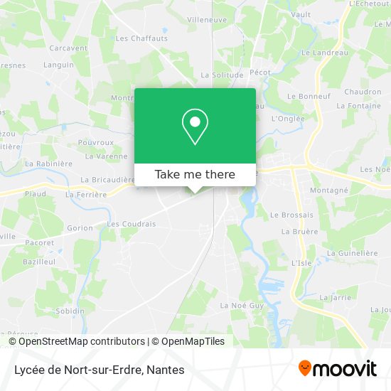 Lycée de Nort-sur-Erdre map