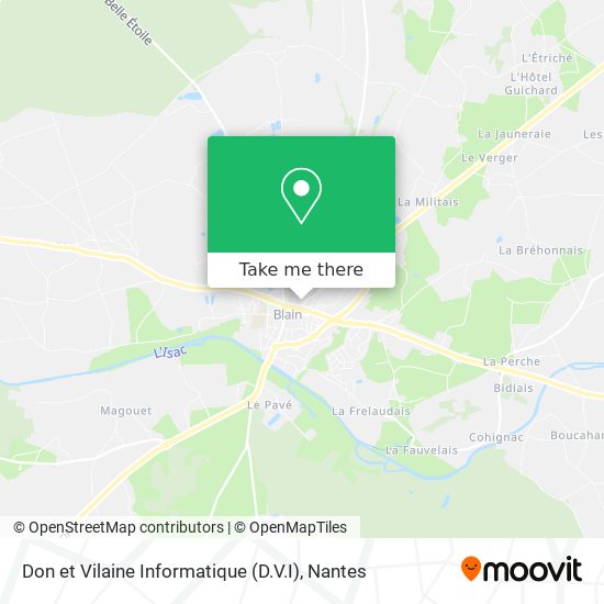 Don et Vilaine Informatique (D.V.I) map