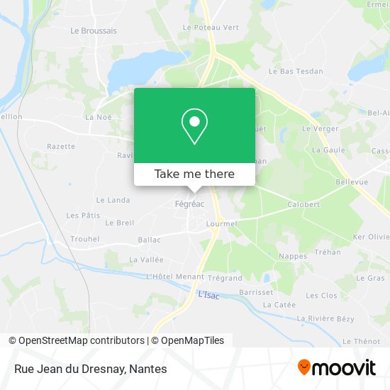 Rue Jean du Dresnay map