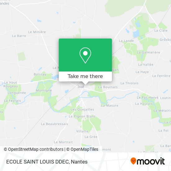 Mapa ECOLE SAINT LOUIS DDEC