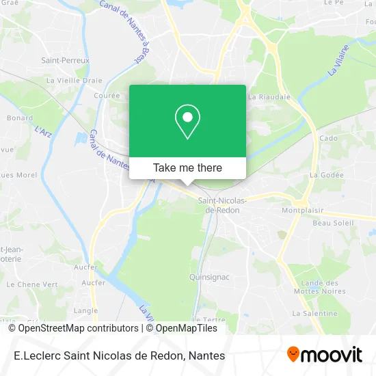 Mapa E.Leclerc Saint Nicolas de Redon