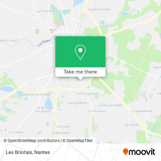Les Briotais map
