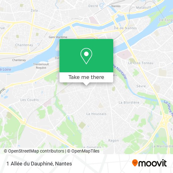 1 Allée du Dauphiné map