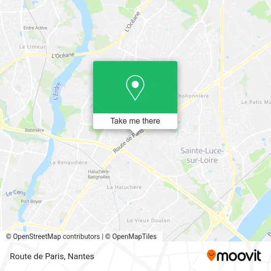 Route de Paris map