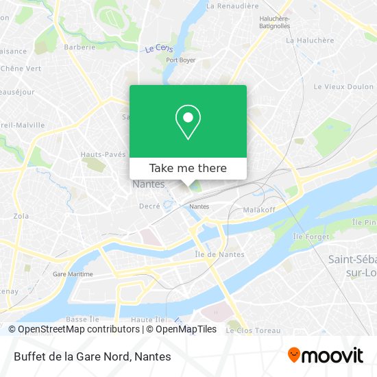 Buffet de la Gare Nord map