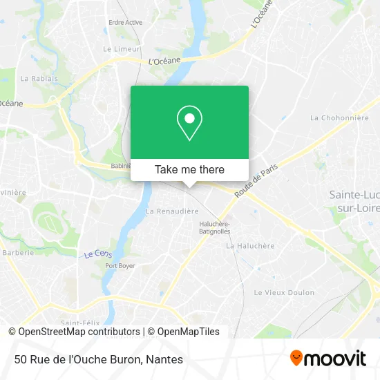 Mapa 50 Rue de l'Ouche Buron