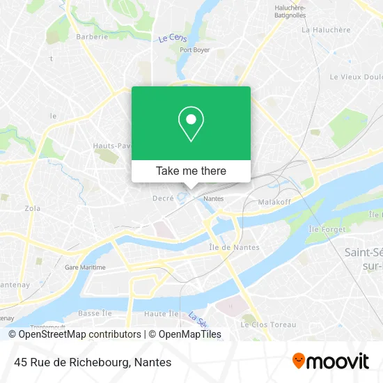 Mapa 45 Rue de Richebourg