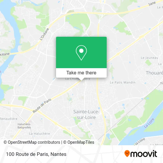 Mapa 100 Route de Paris