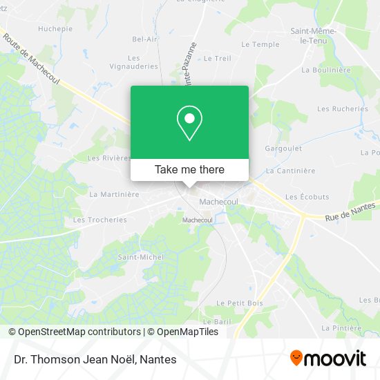 Dr. Thomson Jean Noël map