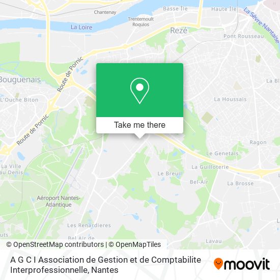 A G C I Association de Gestion et de Comptabilite Interprofessionnelle map